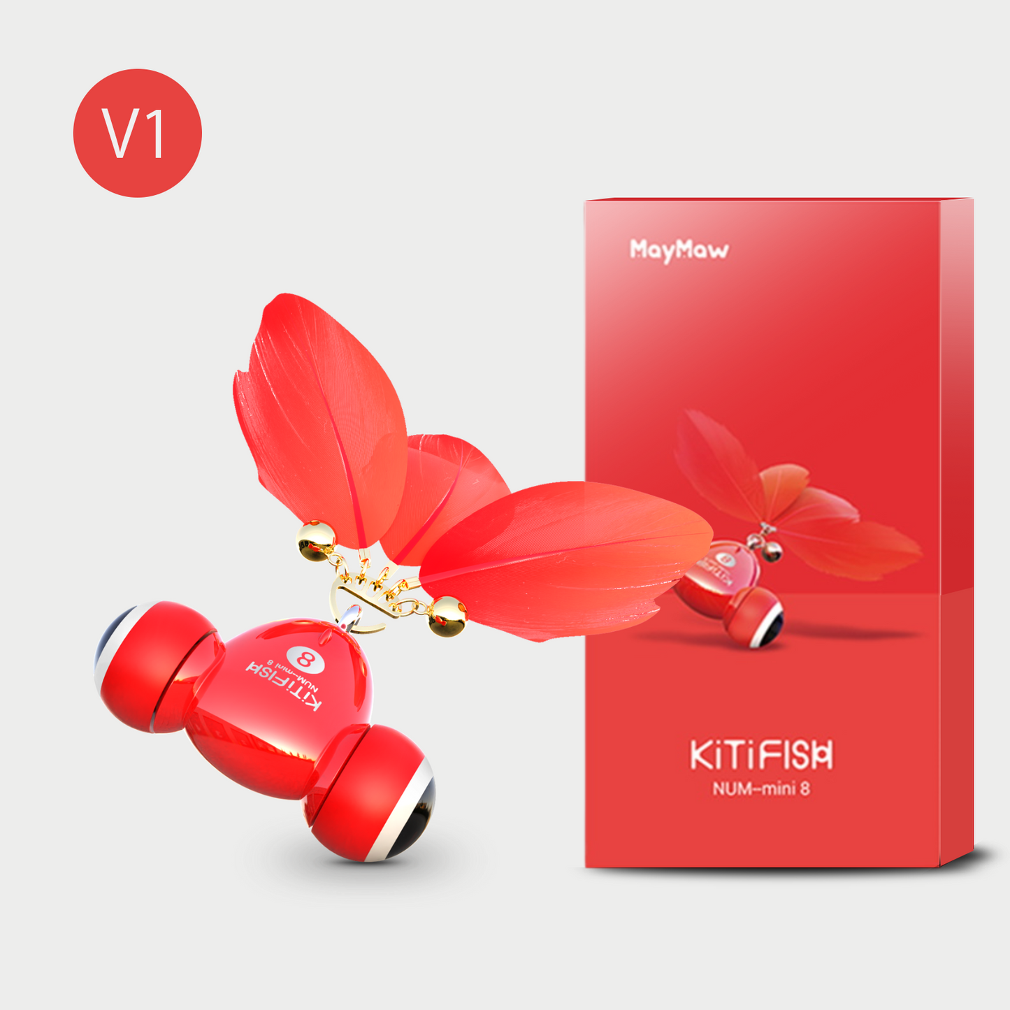 KiTiFISH Smart Interactive Cat Toy-Choose Original or 2024 Upgraded V2