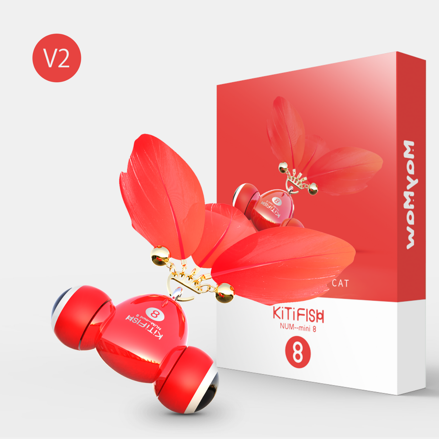 KiTiFISH Smart Interactive Cat Toy-Choose V1 or Upgraded V2