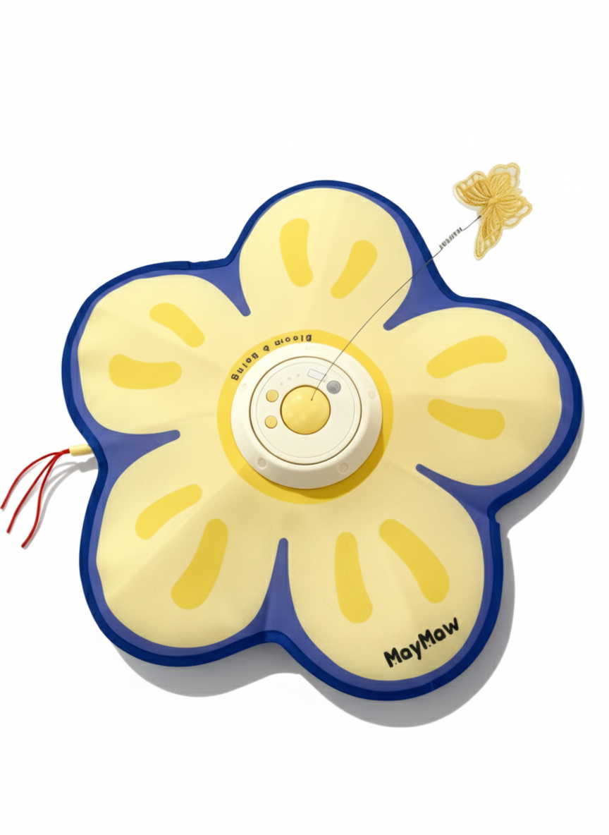 BloomSeek Automatic Cat Toy - Hide & Seek Interactive Play