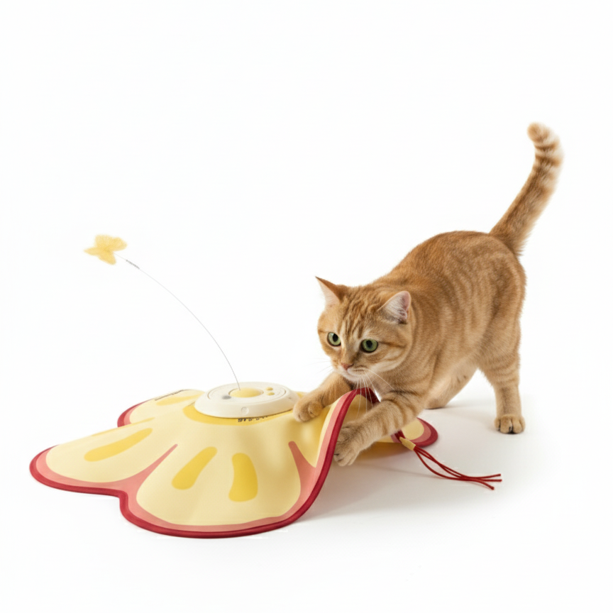 BloomSeek Automatic Cat Toy - Hide & Seek Interactive Play